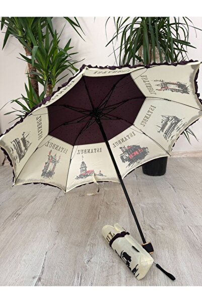 Market Şık Tasarımlı Yarasa Şemsiye – Rüzgâr ve Yağmura Dayanıklı Katlanabili...