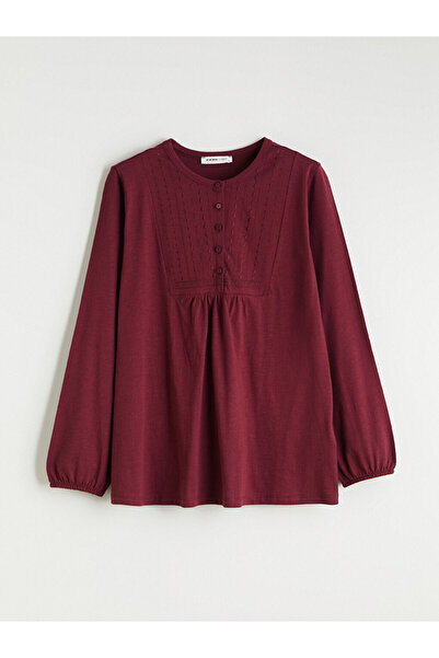 LC Waikiki Κεντημένη μπλούζα Crew Neck