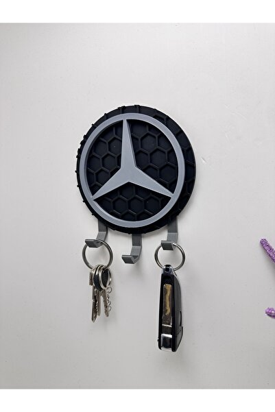 Butik 3D Printing Decorative Mercedes Logo Model Designed Keychain
