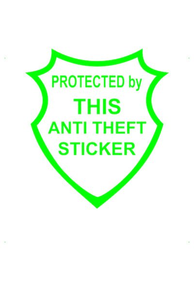 Oracal 651 Sticker auto protected by, Rezistent la apa, 20cm, verde