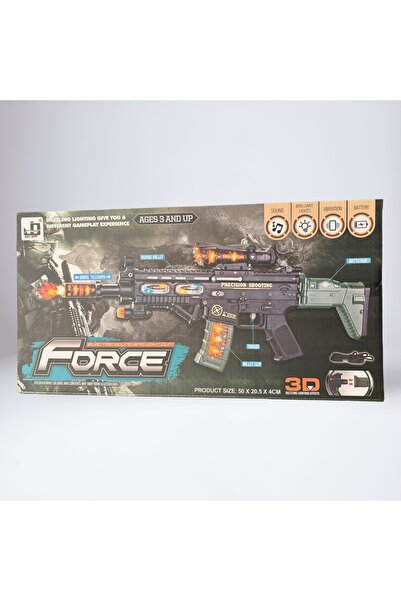 Universul Jucăriilor FORCE electronic toy – toy gun with lights, sounds and vibrations, 3+ years