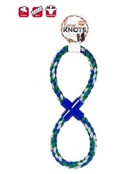 Karlie خيط تخفيف التوتر على شكل 8 38 سم. ملون