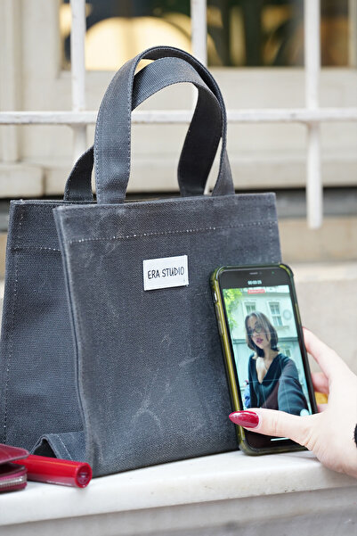 Era Studio Canvas Tote Bag • El - Omuz Çantası • Daily Model