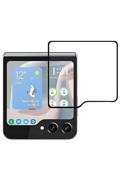 Flippy Tempered Glass Screen Protector for Samsung Galaxy Z Flip 5, Full Glue...
