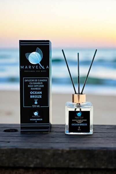 Marvella Premium room freshener, with Bamboo sticks, Ocean Breeze, 120 ml