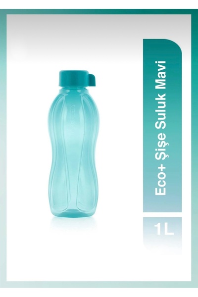 Plus Eco Şişe 1 LT - Mavi / Kolay Açılabilir Kapak