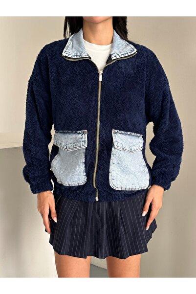 SOLİS MODA Jachetă de pluș pentru femei