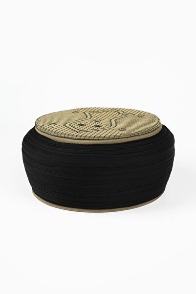 Sarıkhane Prayer Shroud - Black Fabric - Green Cap - Plain Wrap - Nâli Şerif ...