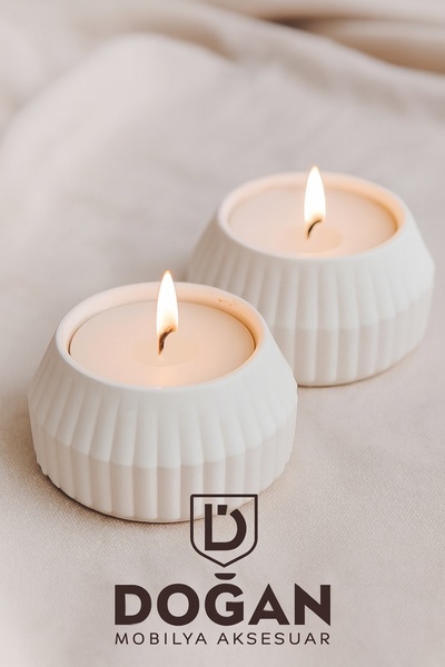 Doğan Mumluk Mat Beyaz