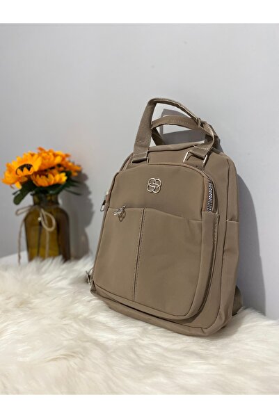 Ebbaggg Kadın Su İtici Kumaş Sırt Çanta