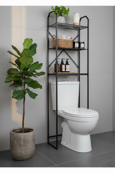 Vovikon Klozet Üstü Çok Amaçlı Raf Banyo Tuvalet Düzenleyici