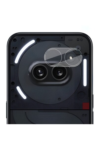 Flippy Camera Tempered Glass for Nothing Phone 2a, 3D, Transparent