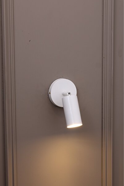 Elite Lighting İris Beyaz Renk Yönlendirilebilir Duvar Apliği