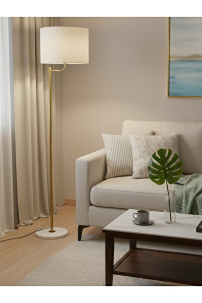 BEC49 Tall modern floor lamp – a stand lamp with a sophisticated, contemporary design.
