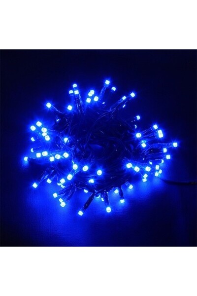 EDAR Șir LED de Crăciun 30 m, 300 LED-uri în formă de diamant, albastru, 8 mo...