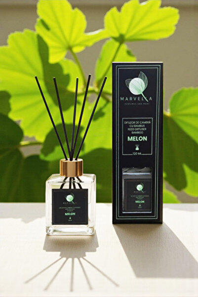 Marvella Premium room freshener, with bamboo sticks, Melon, 120 ml