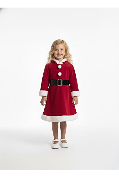 assef Girl's Christmas Costume Christmas Outfit Santa Claus