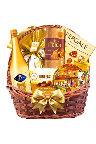 CADOURI RAFINATE Coș cadou premium Golden Essence