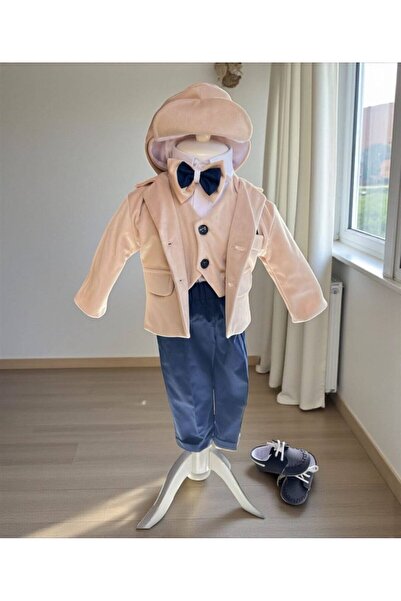 Botez Mateo suit – cream velvet