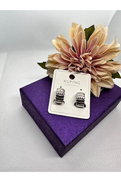 XUPING JEWELRY Zircon Stone Ring Model Steel Earrings