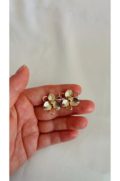 Ege Atelier Çelik gold küpe