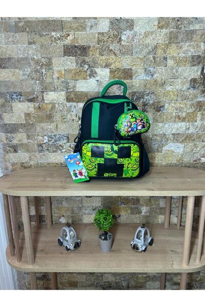 QİELL Üretimden kaliteli minecraft Anaokulu ve Kreş Sırt Çantası