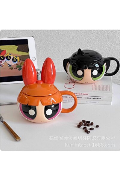 Livava Puff Butterfly Ceramic Mug 400 Ml, Black, 14X11