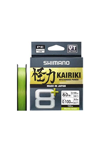 Shimano Yeni Kairiki + 8x 150 M. Mantis Green İp Misina 0.16 mm