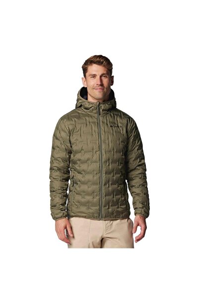 Columbia سترة WO6610 DELTA RIDGE II المبطنة بالريش مع غطاء للرأس