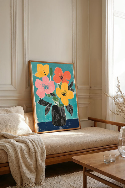 Dekorsiahome Masa dintr-o bucată cu cadru din lemn pentru sufragerie, sufrage...