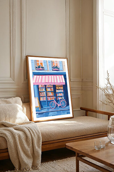 Dekorsiahome Masa dintr-o singura piesa pentru camera de zi, cu rama din lemn...