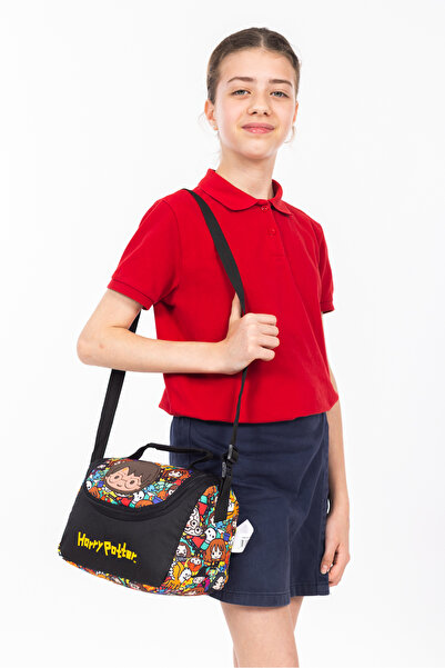 Necati Çanta Harry Potter Licensed Colorful Lunch Box Black