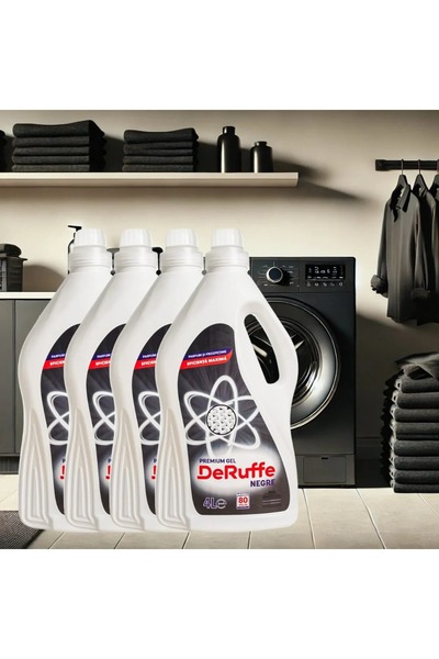 DeRuffe Promo Pack 4 x Black Detergent