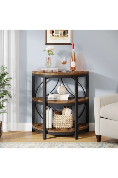 larissa design Dresuar konsol kitaplık