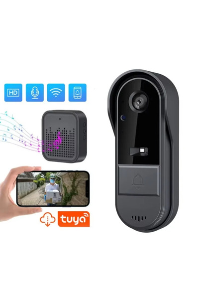 OEM Sonerie video WiFi 1080p Tuya – audio bidirecțional, detectare mișcare, vizualizare pe