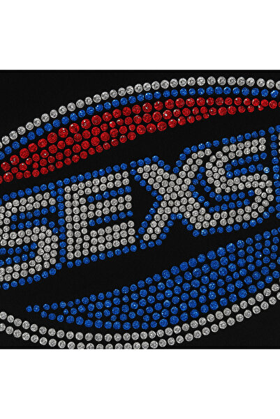 BLITZIST Taş Printed Sexsi Yazılı 3 Iplik Crew Neck Sweatshirt