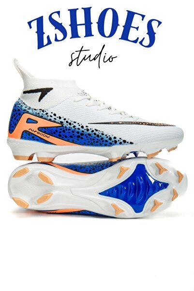 ZSHOES Unisex Tpu Imported Sole Flexible Premium Football Boots with Ankle/Stocking Support