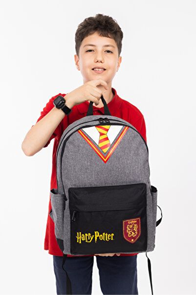 Necati Çanta Harry Potter Licensed Primary School Backpack Gray