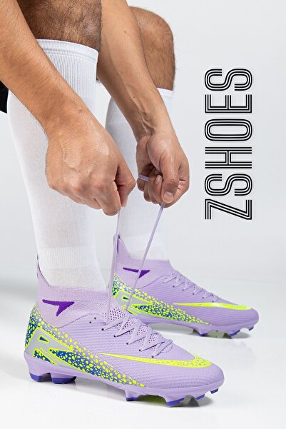 ZSHOES Unisex Tpu Imported Sole Flexible Premium Football Boots with Ankle/Stocking Support