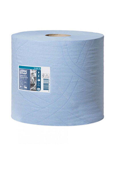 Torku Blue industrial paper wiper roll, 2-ply, Tork 130072, 2 rolls/box