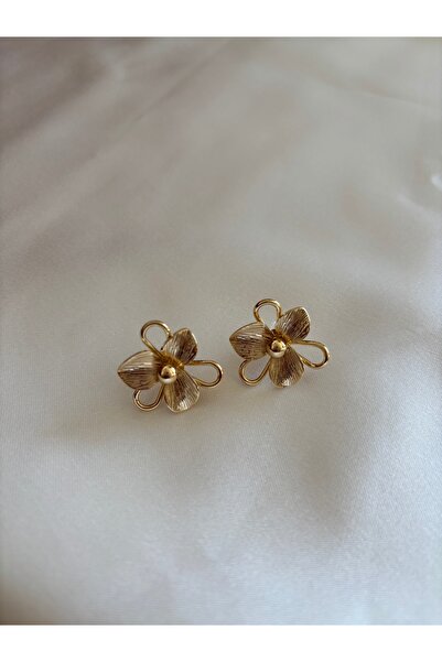 Ege Atelier Çelik gold küpe