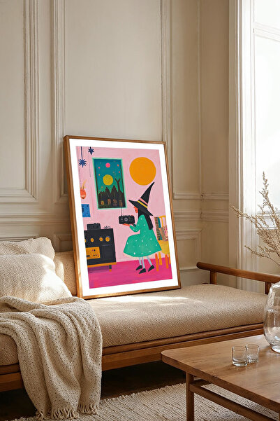 Dekorsiahome Τραπέζι σαλονιού κουζίνας με ξύλινο πλαίσιο μονοκόμματο TK2162