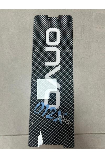 bisiklet dünyam Karbon Desenli Elektrikli Scooter Pleksi Tabanlık Standart Vi...