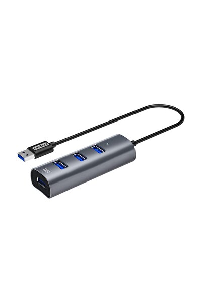 Hype Store DM CHB009 USB 3.0 4 منافذ مُضاعِف محور الألومنيوم