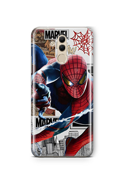 FLAMENKO حافظة هاتف شفافة بنمط سوبر هيرو متوافقة مع هاتف هواوي ميت 20 لايت