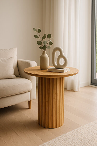 Onouqo Palermo Bold Yuvarlak Modern Klasik Rustik Retro Vintage Naturel Dekor...