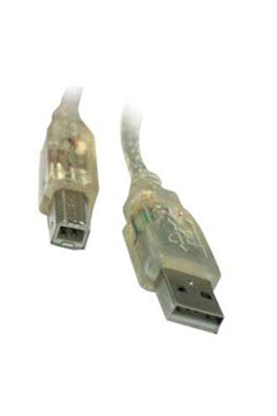 Hype Store كابل الطابعة الشفاف S-link SL-U2007 Usb2.0 بطول 7 متر