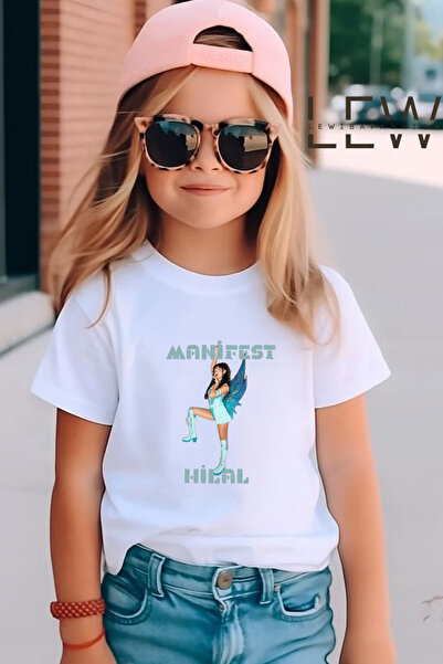 lovver تي شيرت للأطفال من مانيفكت وينكس بتصميم هلال، مصنوع من القطن بنسبة 100...