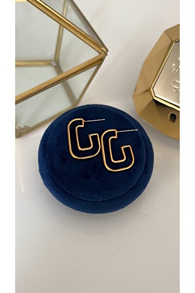 SU PERİSİ TAKI BİJUTERİ Gold C Model Earrings