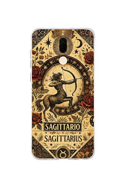 FLAMENKO حافظة هاتف شفافة بنمط برج القوس متوافقة مع هاتف هواوي ميت 10 لايت